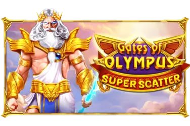 Antarmuka Gates of Olympus di maju bos menampilkan grid 6x5 dengan simbol dewa Yunani